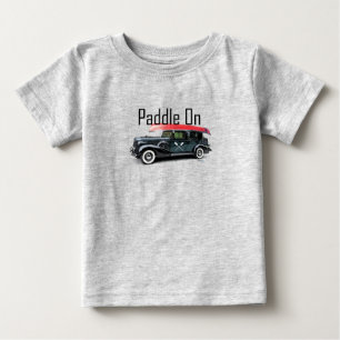 Camiseta De Bebé Paddle En El Diseño Clásico Del Auto - Baby Fine J