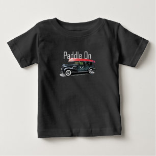Camiseta De Bebé Paddle En El Diseño Clásico Del Auto - Baby Fine J
