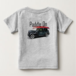 Camiseta De Bebé Paddle En El Diseño Clásico Del Auto - Baby Fine J