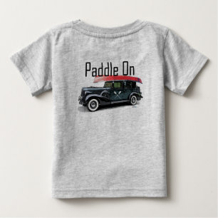 Camiseta De Bebé Paddle En El Diseño Clásico Del Auto - Baby Fine J