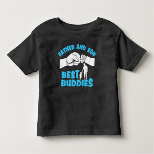 Camiseta De Bebé Padre e hijo mejores amigos
