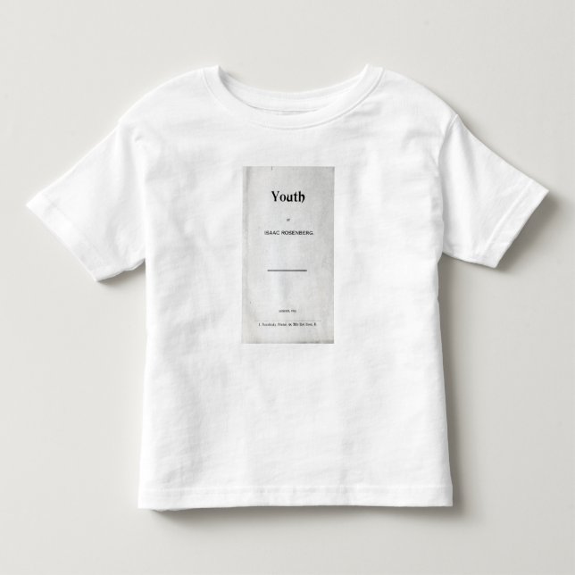 Camiseta De Bebé Página de título a 'Youth (Anverso)