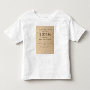 Camiseta De Bebé Página de título de un atlas topográfico