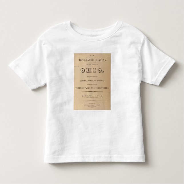 Camiseta De Bebé Página de título de un atlas topográfico (Anverso)