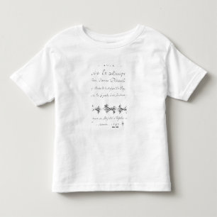 Camiseta De Bebé Página de título del 'Pastorale