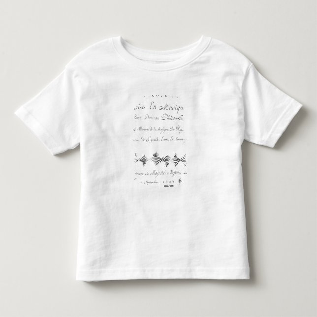 Camiseta De Bebé Página de título del 'Pastorale (Anverso)