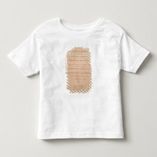 Camiseta De Bebé Página de título del volumen I del inglés