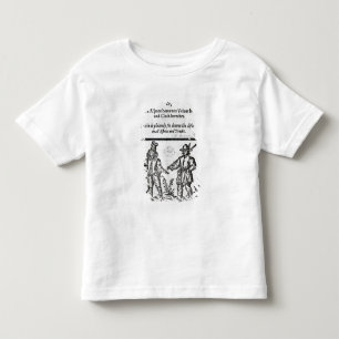 Camiseta De Bebé Página de título para 'una burla para un Courtie
