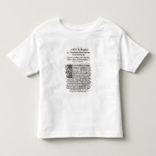 Camiseta De Bebé Página del esmero en 'el Bible santo