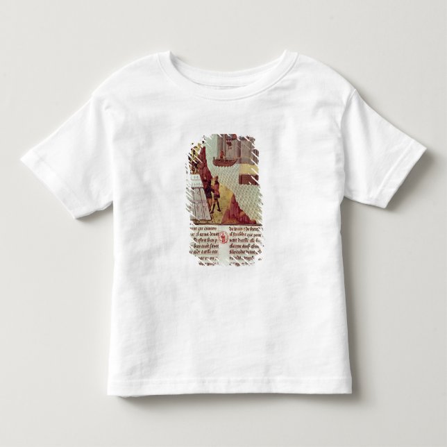Camiseta De Bebé Página del 'Histoire du Grand Alexandre' (Anverso)