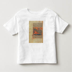 Camiseta De Bebé Página del texto con un ilustracion de un grifo