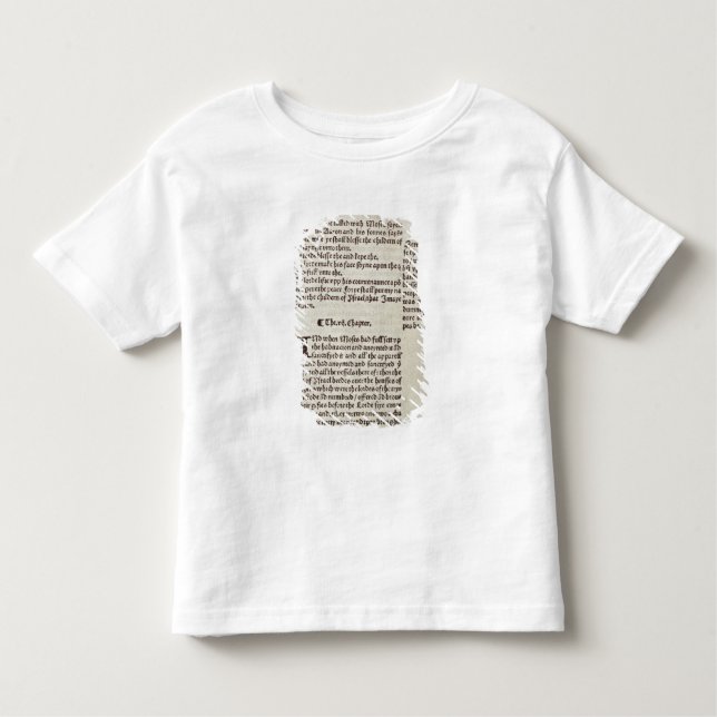 Camiseta De Bebé Página del texto del viejo testamento (Anverso)