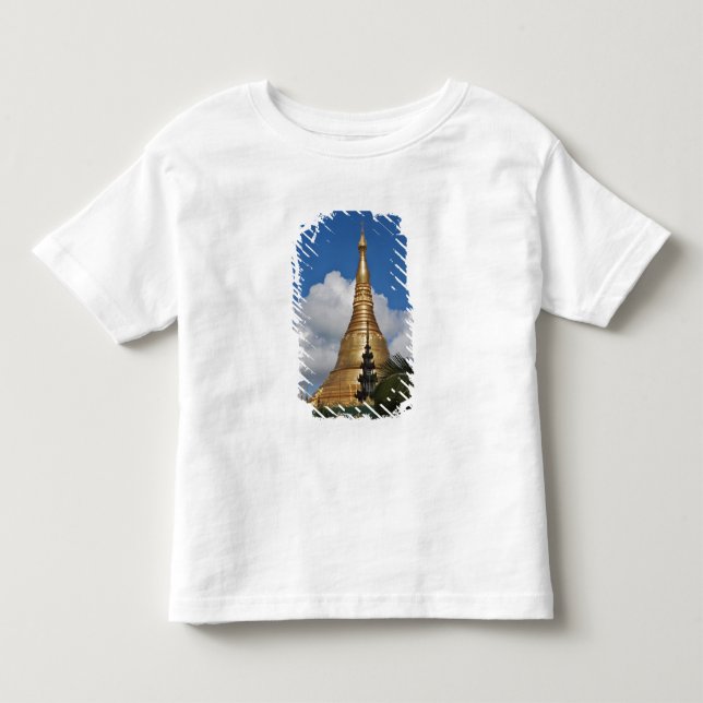 Camiseta De Bebé Pagoda Shwedagon, Rangún, Myanmar (Anverso)