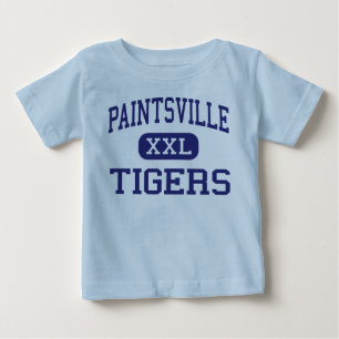 Camiseta De Bebé Paintsville - tigres - alto - Paintsville Kentucky