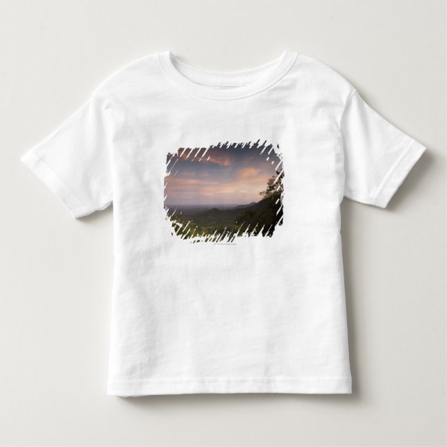 Camiseta De Bebé Paisaje bajo puesta del sol (Anverso)