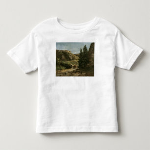 Camiseta De Bebé Paisaje cerca de Ornans, c.1858