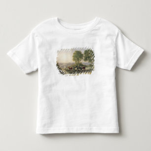 Camiseta De Bebé Paisaje con los ganaderos
