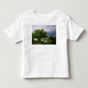 Camiseta De Bebé Paisaje con un molino