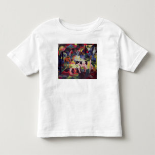 Camiseta De Bebé Paisaje con vacas y un camello