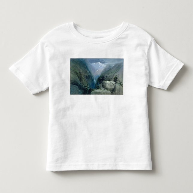Camiseta De Bebé Paisaje de la montaña (Anverso)