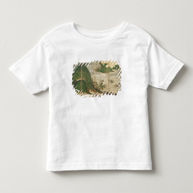 Camiseta De Bebé Paisaje de la primavera con Sun (Anverso)