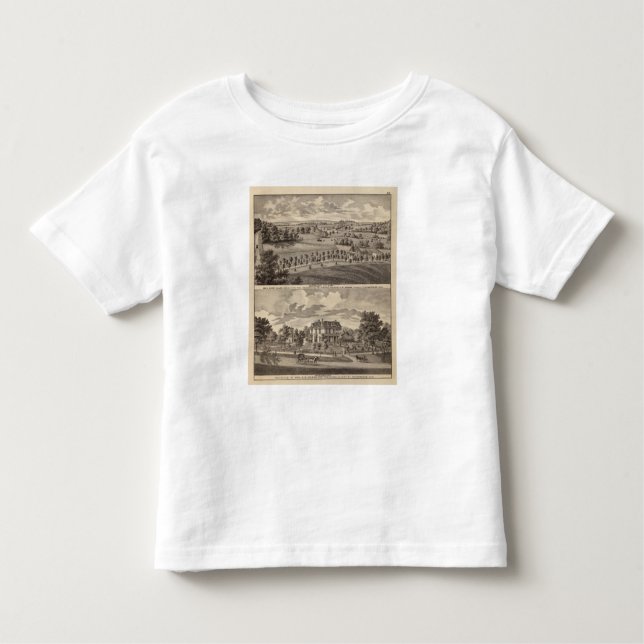 Camiseta De Bebé Paisaje de Minnesota en River Valley muerto (Anverso)