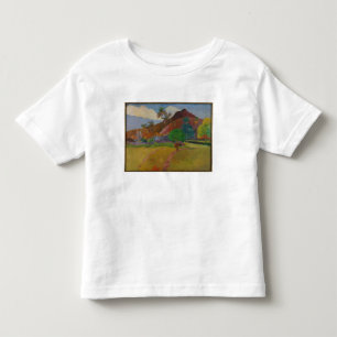 Camiseta De Bebé Paisaje de Tahitian, 1891 (aceite en lona)