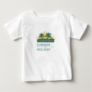 Camiseta De Bebé Paisaje de vacaciones de verano