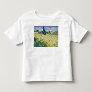 Camiseta De Bebé Paisaje de Vincent van Gogh el   con el maíz
