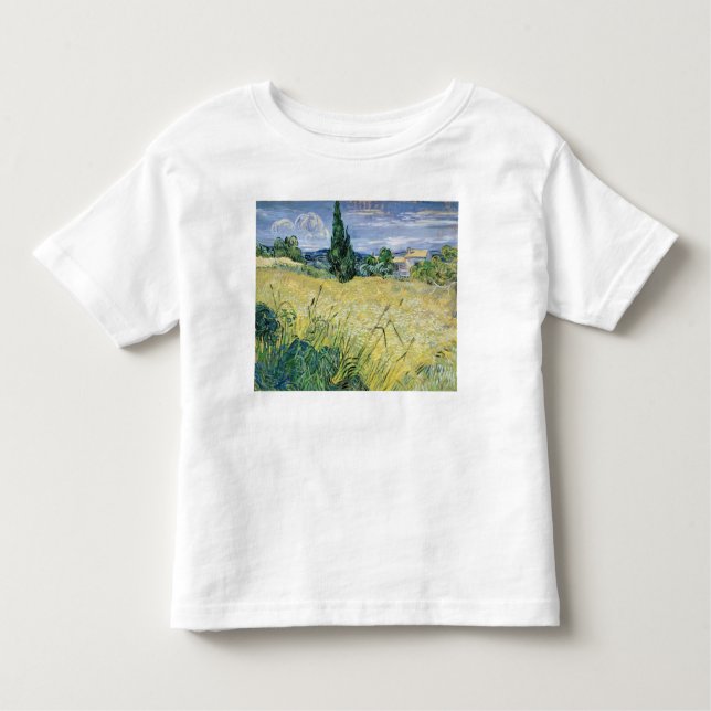 Camiseta De Bebé Paisaje de Vincent van Gogh el | con el maíz (Anverso)