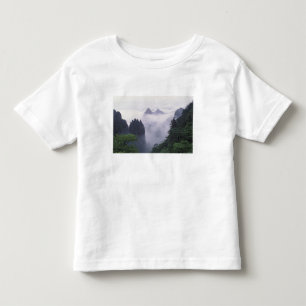 Camiseta De Bebé Paisaje del Mt. Huangshan (Montaña Amarilla) en