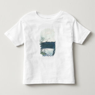 Camiseta De Bebé Paisaje (en colores pastel en lona)