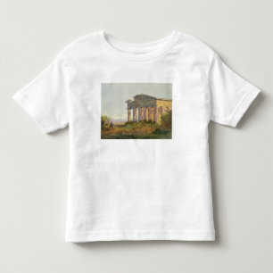 Camiseta De Bebé Paisaje en Paestum (w/c en el papel)