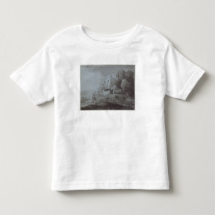 Camiseta De Bebé Paisaje enselvado de Thomas Gainsborough el con