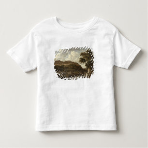 Camiseta De Bebé Paisaje enselvado montañoso con un torrente