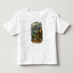 Camiseta De Bebé Paisaje italiano o, paisaje con una tumba