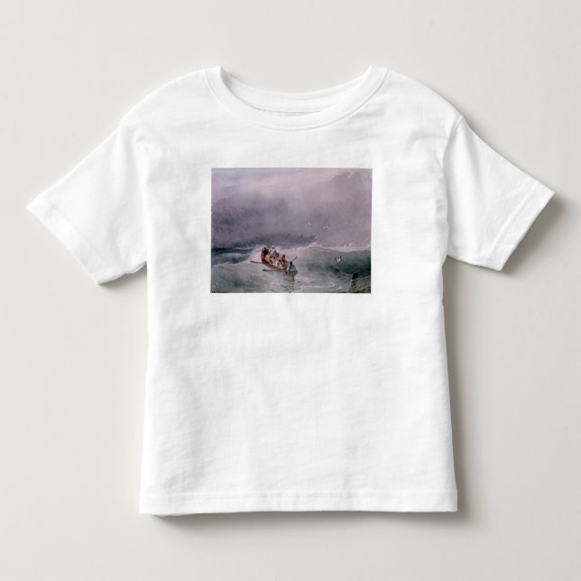Camiseta De Bebé Paisaje marino (Anverso)