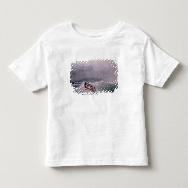 Camiseta De Bebé Paisaje marino (Anverso)