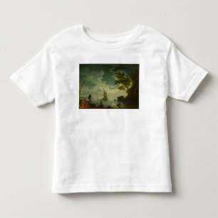 Camiseta De Bebé Paisaje marino, claro de luna, 1772