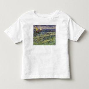 Camiseta De Bebé Paisaje marino de Vincent van Gogh el en