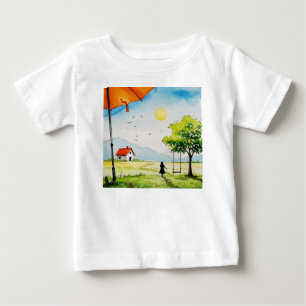 Camiseta De Bebé Paisaje rural