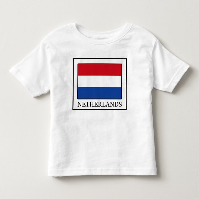 Camiseta De Bebé Países Bajos (Anverso)