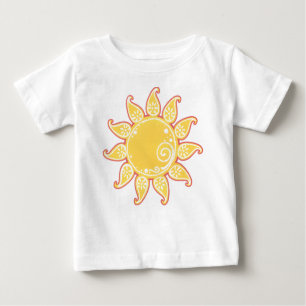 Camiseta De Bebé Paisley Sun Baby Shirt