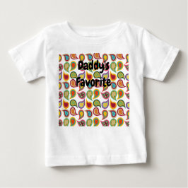 Camiseta De Bebé Paisleys atómicos