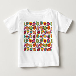 Camiseta De Bebé Paisleys concéntricos