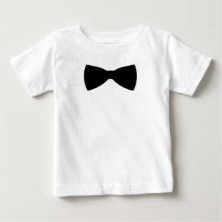 Camiseta De Bebé pajarita negra