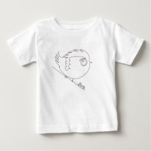 Camiseta De Bebé Pájaro (Ave)