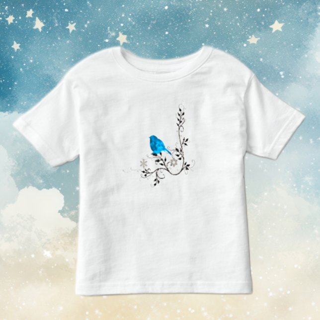 Camiseta De Bebé Pájaro azul de la felicidad (Subido por el creador)