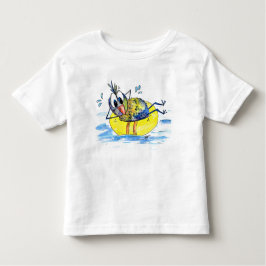 Camiseta De Bebé Pájaro caprichoso en el suelo