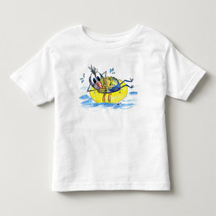 Camiseta De Bebé Pájaro caprichoso en el suelo